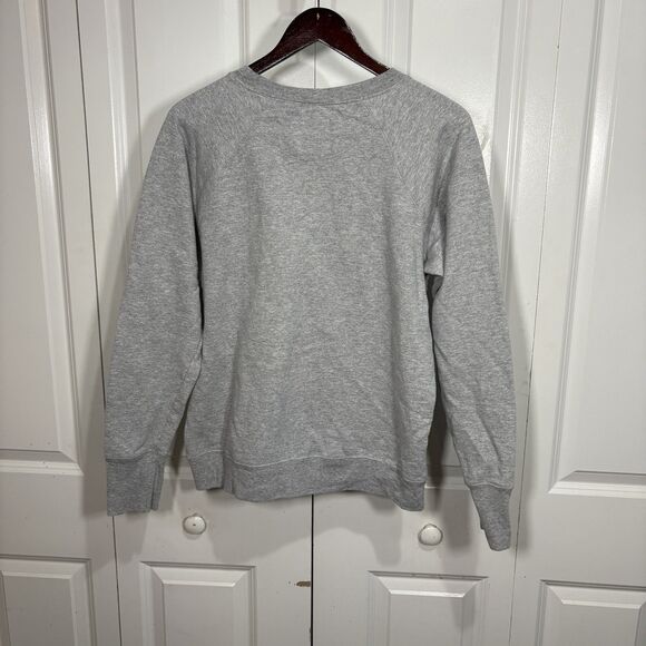 Champion Sweatshirt Men’s L Gray Crewneck Pullover Logo Athletic Casual - Picture 2 of 6